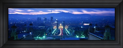 Framed Barcelona Spain Print