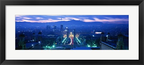 Framed Barcelona Spain Print