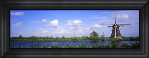 Framed Windmill Holland Print