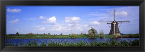 Framed Windmill Holland Print