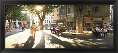 Framed Cafe Provence France Print