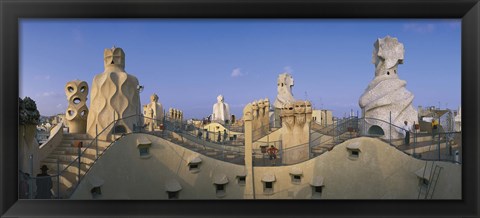 Framed Casa Mila Barcelona Spain Print