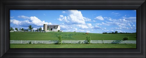 Framed Dairy Farm Janesville, Wisconsin, USA Print