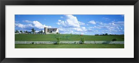 Framed Dairy Farm Janesville, Wisconsin, USA Print