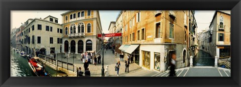 Framed Venice, Italy Street Scene Print