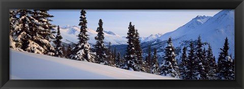 Framed Winter Chugach Mountains AK Print