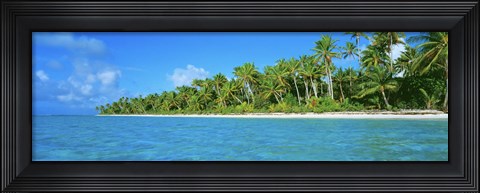Framed Tetiaroa Atoll French Polynesia Tahiti Print