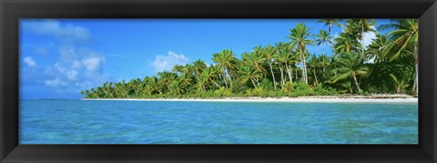 Framed Tetiaroa Atoll French Polynesia Tahiti Print
