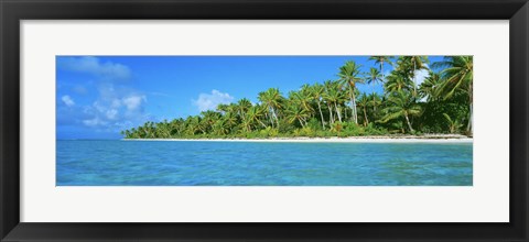 Framed Tetiaroa Atoll French Polynesia Tahiti Print