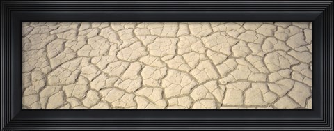 Framed Dried Mud Death Valley CA USA Print
