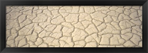 Framed Dried Mud Death Valley CA USA Print