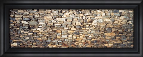 Framed Low angle view of a stone wall, New Mexico, USA Print