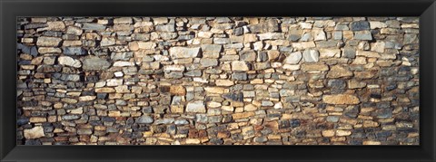 Framed Low angle view of a stone wall, New Mexico, USA Print