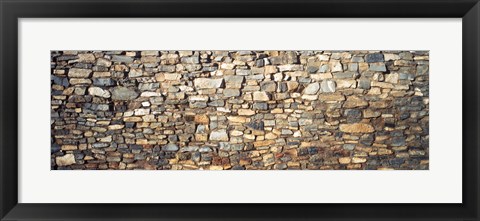 Framed Low angle view of a stone wall, New Mexico, USA Print