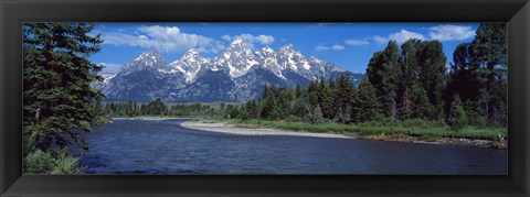 Framed Snake River &amp; Grand Teton WY USA Print