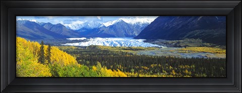 Framed Mantanuska Glacier AK USA Print