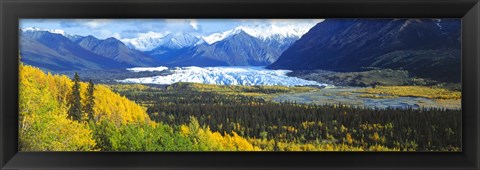 Framed Mantanuska Glacier AK USA Print