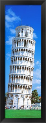 Framed Tower Of Pisa, Tuscany, Italy Print