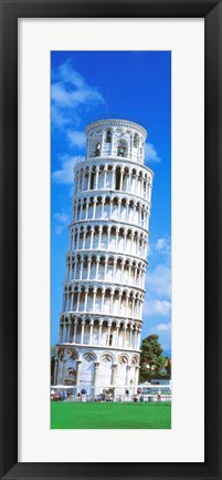 Framed Tower Of Pisa, Tuscany, Italy Print