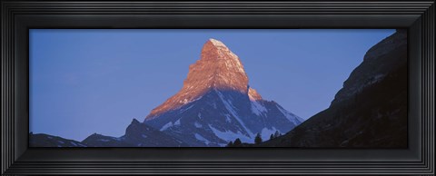 Framed Mt Matterhorn Zermatt Switzerland Print
