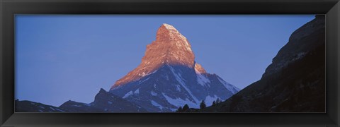 Framed Mt Matterhorn Zermatt Switzerland Print