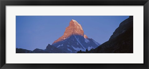 Framed Mt Matterhorn Zermatt Switzerland Print