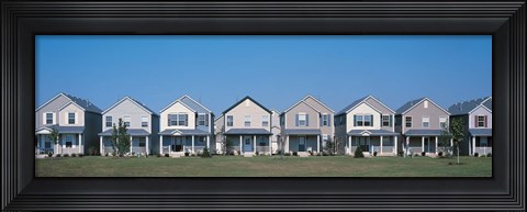 Framed Suburban housing development Joliet IL USA Print