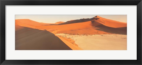 Framed Sand Dunes, Desert Namibia Print