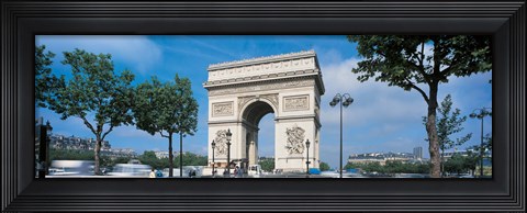 Framed France, Paris, Arc de Triomphe (day) Print