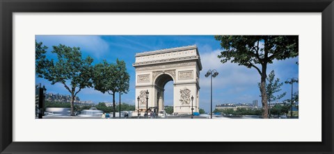 Framed France, Paris, Arc de Triomphe (day) Print