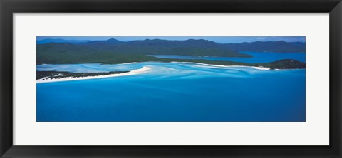 Framed White Heaven Beach Great Barrier Reef Queensland Australia Print