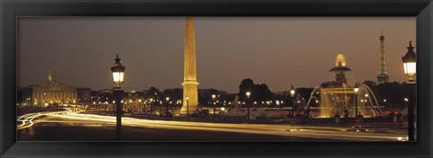 Framed Place de la Concorde Paris France Print