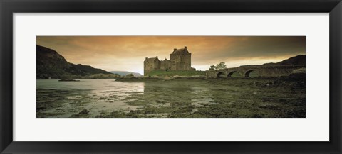 Framed Eilean Donan Castle at dusk, Scotland Print