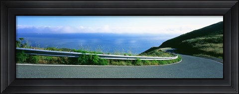 Framed Marin County road, California Print