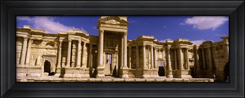 Framed Facade of a theater, Roman Theater, Palmyra, Syria Print