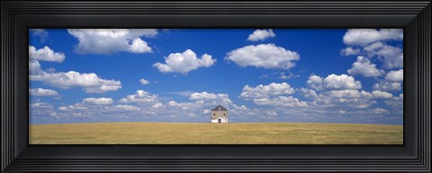 Framed Barn in the farm, Grant County, Minnesota, USA Print