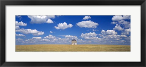 Framed Barn in the farm, Grant County, Minnesota, USA Print