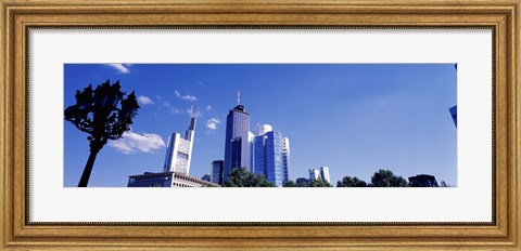 Framed AM Main Bank, Frankfurt, Germany Print