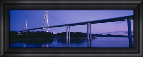 Framed Sunninge Bridge, Uddevalla, Sweden Print