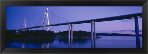 Framed Sunninge Bridge, Uddevalla, Sweden Print