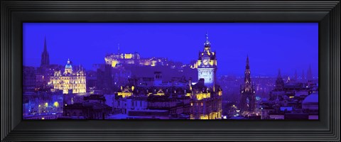 Framed Evening, Royal Castle, Edinburgh, Scotland, United Kingdom Print