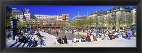 Framed Kungstradgarden Park, Stockholm, Sweden Print