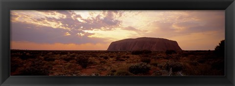 Framed Uluru-Kata Tjuta National Park Northern Territory Australia Print