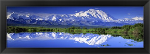 Framed Alaska Range, Denali National Park, Alaska, USA Print