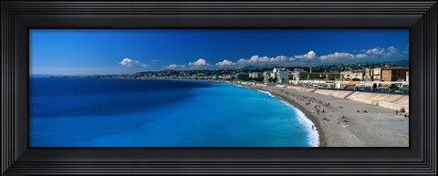 Framed Mediterranean Sea French Riviera Nice France Print
