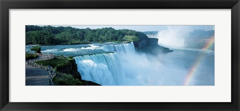 Framed American Falls Niagara Falls NY USA Print