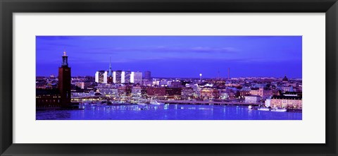 Framed City Hall, Stockholm, Sweden Print