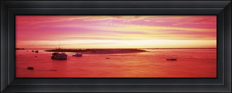 Framed Sunrise Chatham Harbor Cape Cod MA USA Print