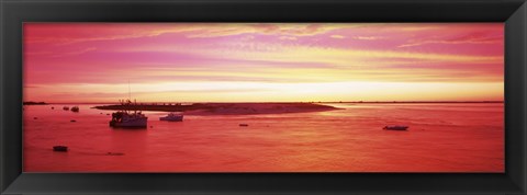 Framed Sunrise Chatham Harbor Cape Cod MA USA Print