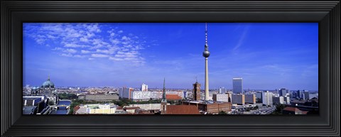 Framed Nikolai Quarter, Berlin, Germany Print